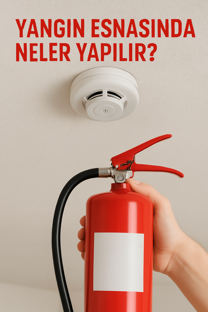 Yangın esnasında neler yapılır